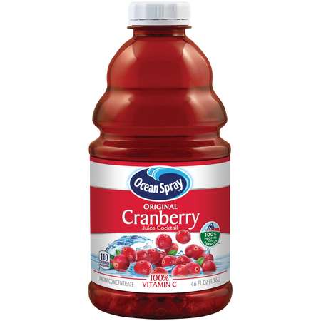 OCEAN SPRAY Ocean Spray Original Cranberry Juice 46 fl. oz. Bottles, PK8 20026